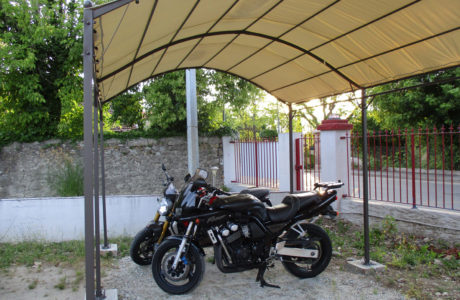 Motor bike sheds